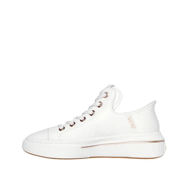 CALZADO CASUAL FEMENINO SKECHERS PREMIUM LEATHER SLIP-INS SNOOP ONE – OG WHITE
