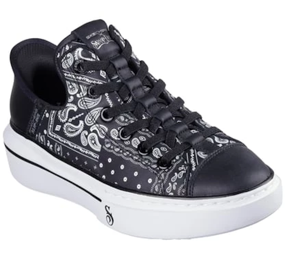 CALZADO CASUAL FEMENINO SKECHERS PREMIUM LEATHER SLIP-INS SNOOP ONE – DOUBLE G BLKW