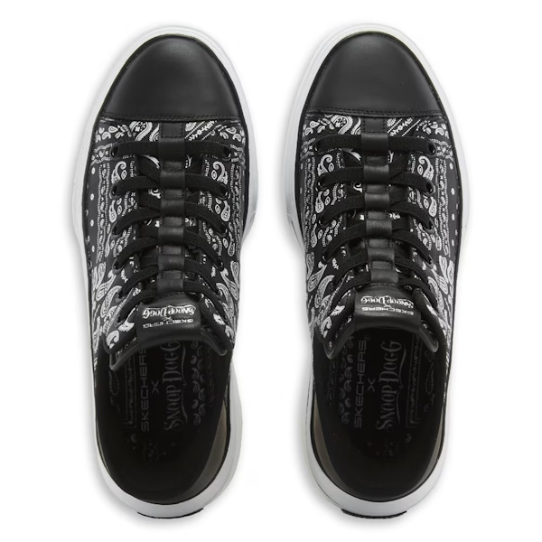 CALZADO CASUAL FEMENINO SKECHERS PREMIUM LEATHER SLIP-INS SNOOP ONE – DOUBLE G BLKW