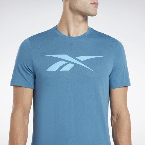 CAMISETA DEPORTIVO MASCULINO REEBOK GS VECTOR TEE STYLE BLUE