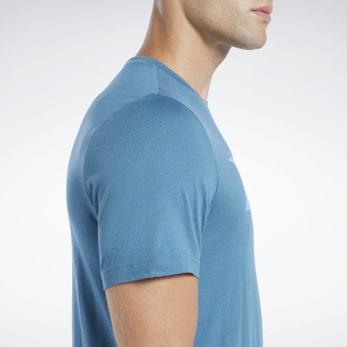 CAMISETA DEPORTIVO MASCULINO REEBOK GS VECTOR TEE STYLE BLUE