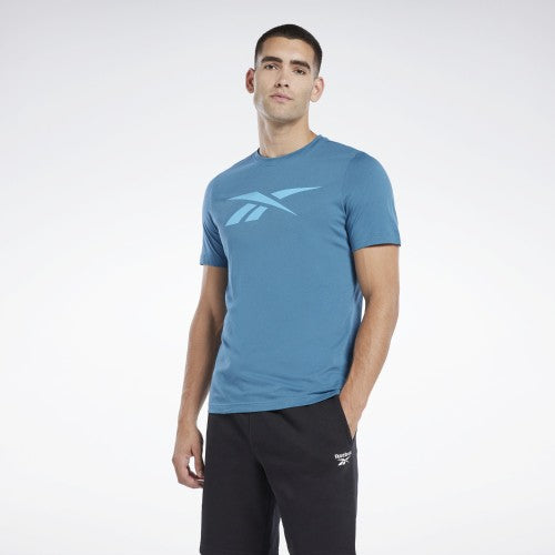 CAMISETA DEPORTIVO MASCULINO REEBOK GS VECTOR TEE STYLE BLUE