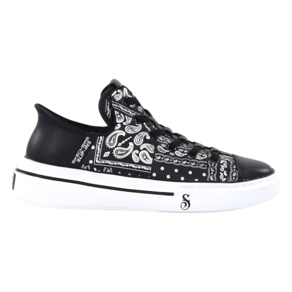 CALZADO CASUAL MASCULINO SKECHERS PREMIUM LEATHER SLIP-INS SNOOP ONE – DOUBLE G BKW