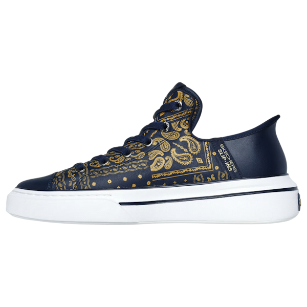 CALZADO CASUAL MASCULINO SKECHERS PREMIUM LEATHER SLIP-INS SNOOP ONE – DOUBLE G NAVY