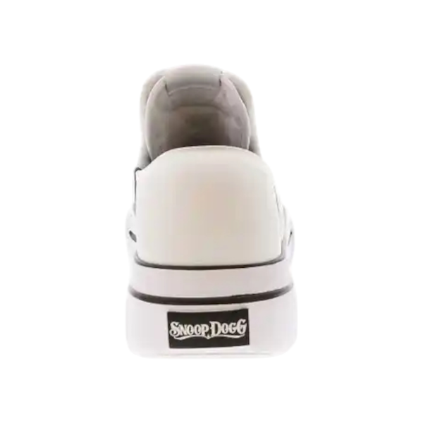 CALZADO CASUAL MASCULINO SKECHERS PREMIUM LEATHER SLIP-INS SNOOP ONE – DOUBLE G WHITE