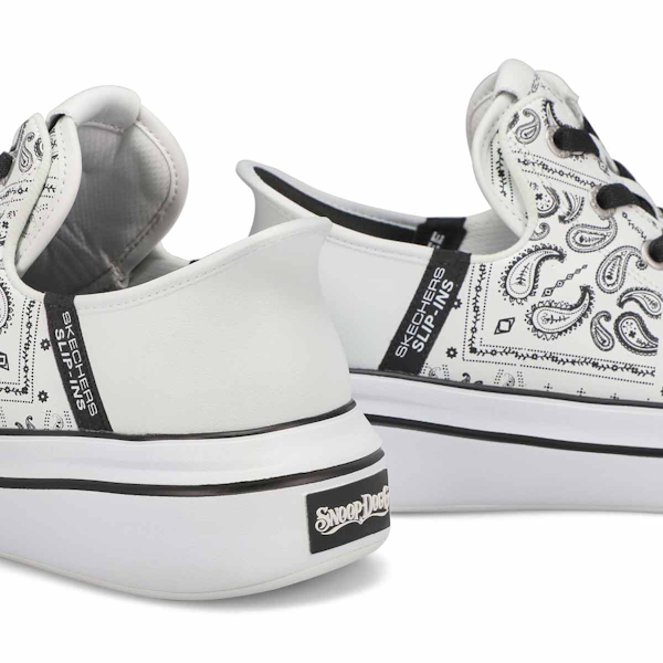 CALZADO CASUAL MASCULINO SKECHERS PREMIUM LEATHER SLIP-INS SNOOP ONE – DOUBLE G WHITE