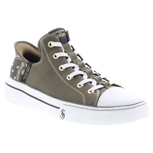 CALZADO CASUAL MASCULINO SKECHERS SNOOP ONE OG CANVAS OLIVE
