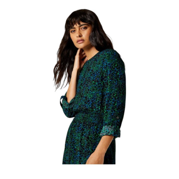 VESTIDO APRICOT DE MANGAS LARGAS