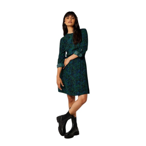 VESTIDO APRICOT DE MANGAS LARGAS