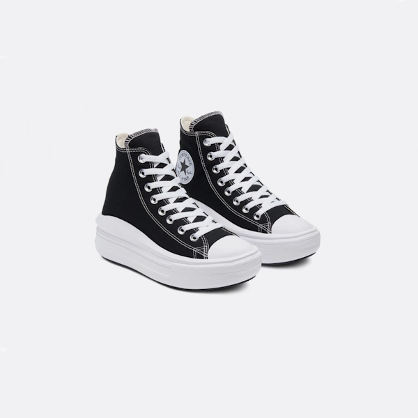 CALZADO CASUAL FEMENINO CONVERSE CHUCK TAYLOR ALL STAR MOVE BLACK/WHITE