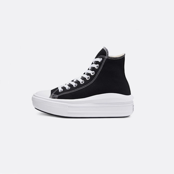 CALZADO CASUAL FEMENINO CONVERSE CHUCK TAYLOR ALL STAR MOVE BLACK/WHITE