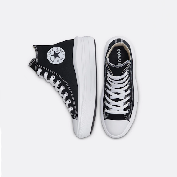 CALZADO CASUAL FEMENINO CONVERSE CHUCK TAYLOR ALL STAR MOVE BLACK/WHITE