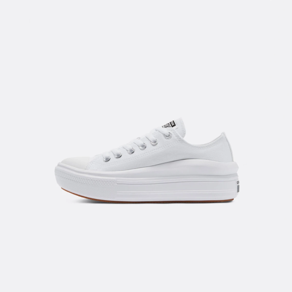CALZADO CASUAL FEMENINO CONVERSE CHUCK TAYLOR ALL STAR MOVE OX WHITE