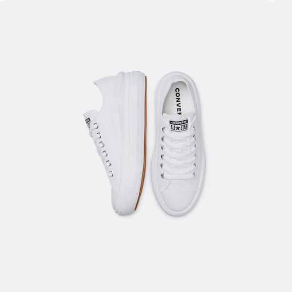 CALZADO CASUAL FEMENINO CONVERSE CHUCK TAYLOR ALL STAR MOVE OX WHITE