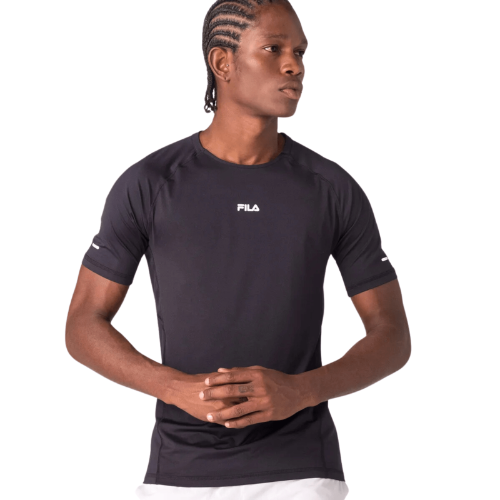 CAMISETA MASCULINA DEPORTIVA FILA RACER BLACK