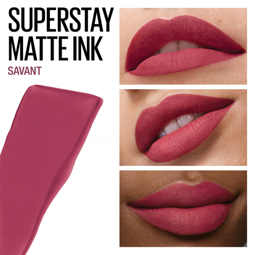 LABIAL MATTE MAYBELLINE SUPERSTAY GLOSS INK 155 PINK
