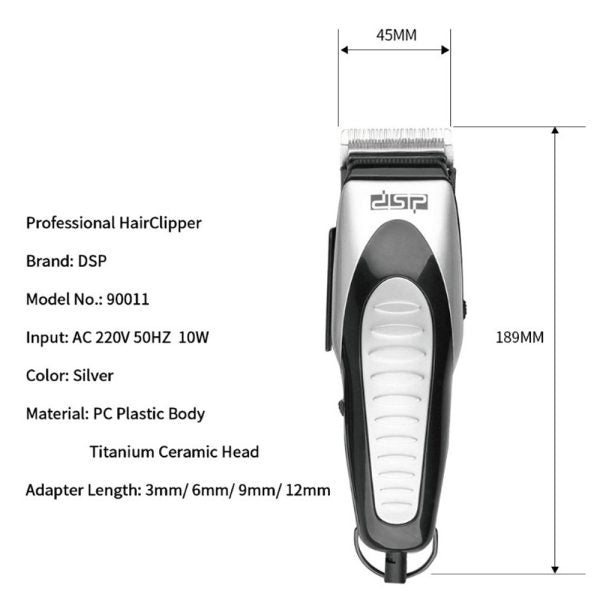 CORTAPELO DSP PROFESIONAL ELECTRICO HAIR CLIPPER 10W