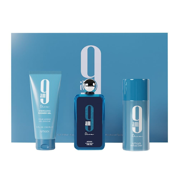 PERFUME UNISEX AFNAN 9AM DIVE EDP SET 3 EN 1