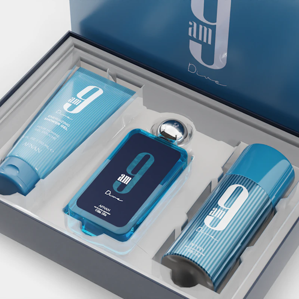 PERFUME UNISEX AFNAN 9AM DIVE EDP SET 3 EN 1