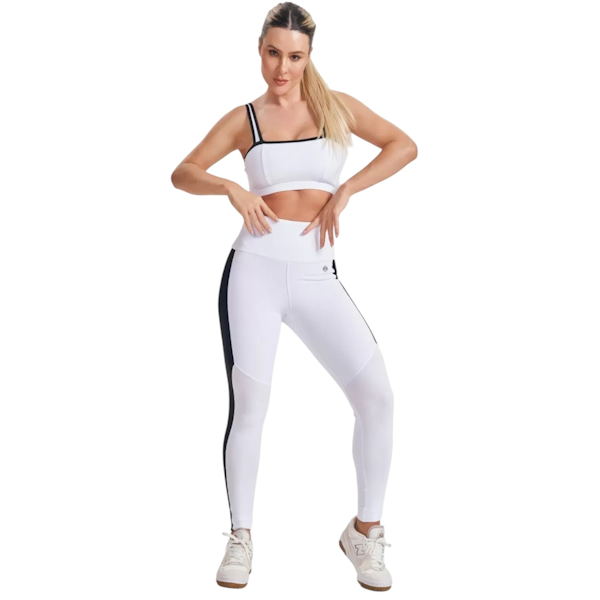 CONJUNTO DEPORTIVO FEMENINO LET´S GYM COURT TOP + LEGGINGS