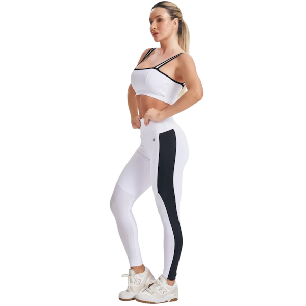 CONJUNTO DEPORTIVO FEMENINO LET´S GYM COURT TOP + LEGGINGS