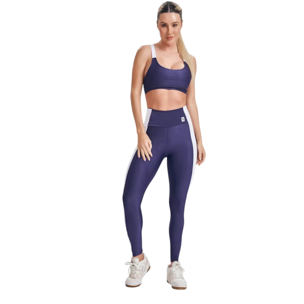CONJUNTO DEPORTIVO FEMENINO LET´S GYM FLEX TOP + LEGGINGS