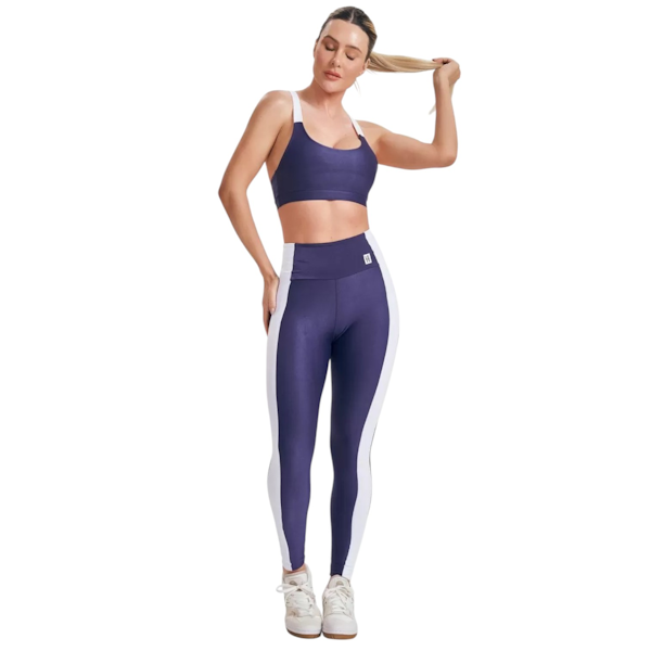 CONJUNTO DEPORTIVO FEMENINO LET´S GYM FLEX TOP + LEGGINGS