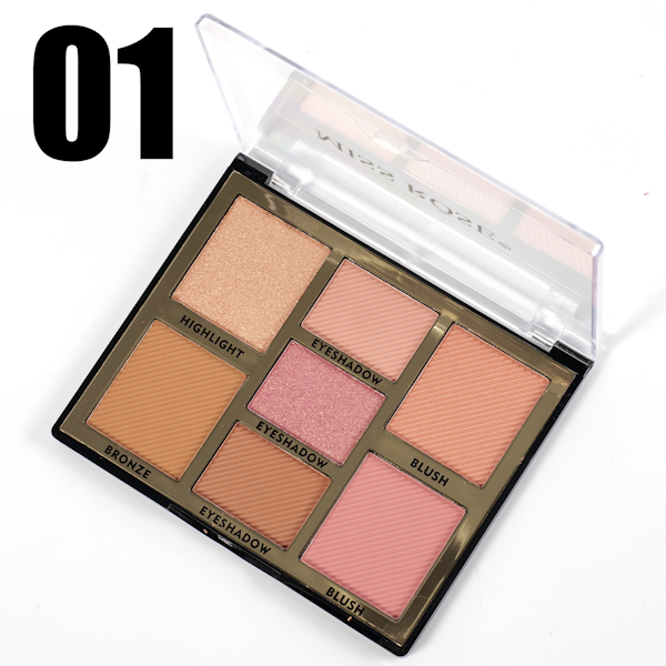 PALETA DE MAQUILLAJE MISS ROSE FACE