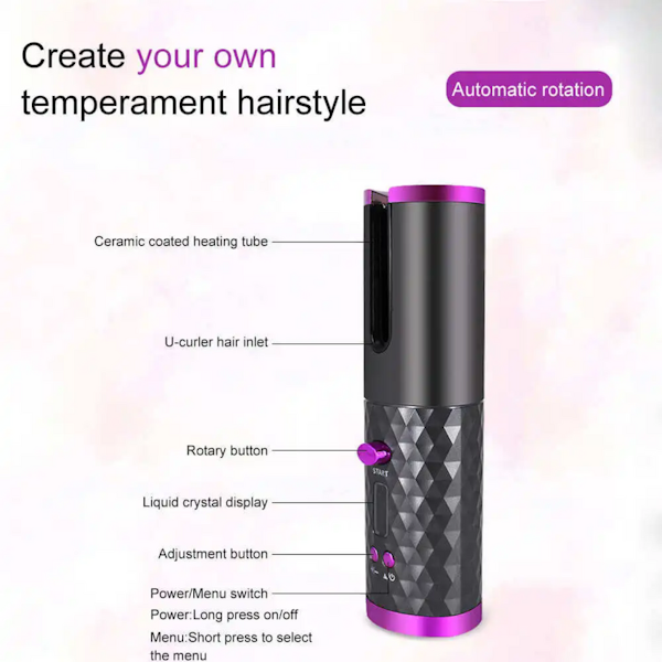 RIZADOR DE PELO DSP INALÁMBRICO