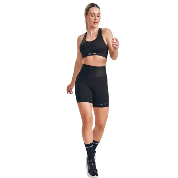 CONJUNTO DEPORTIVO FEMENINO LET´S GYM SPEED TOP + SHORT