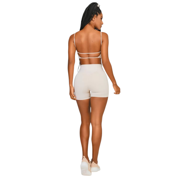 CONJUNTO DEPORTIVO FEMENINO LET´S GYM VELOCITY TOP + SHORT