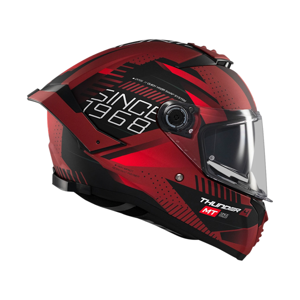 CASCO UNISEX MT HELMETS THUNDER 4 SV LUMINENCE D5 MATT