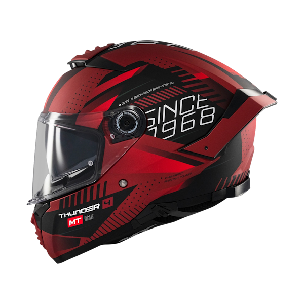 CASCO UNISEX MT HELMETS THUNDER 4 SV LUMINENCE D5 MATT