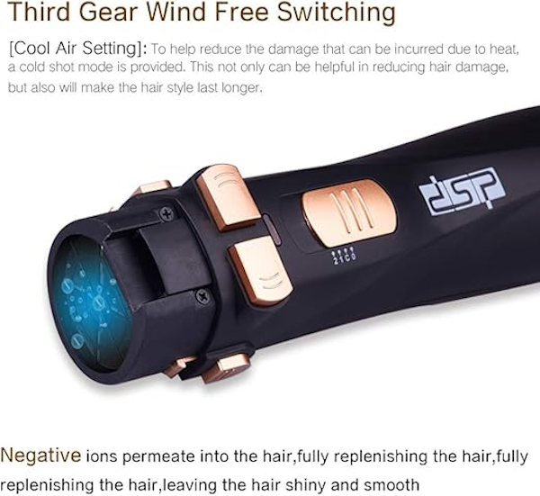 CEPILLO SECADOR DSP DE PELO AUTOMÁTICO 4 EN 1