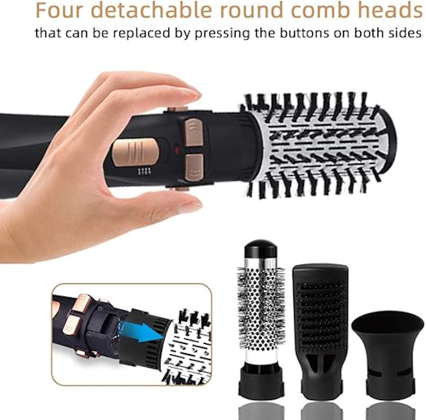 CEPILLO SECADOR DSP DE PELO AUTOMÁTICO 4 EN 1