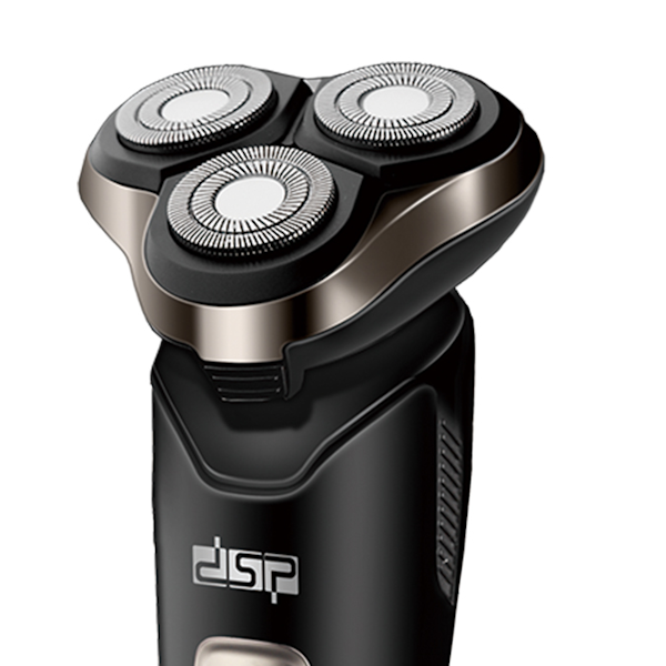 AFEITADORA ELÉCTRICA DSP ROTATIVA CON PANTALLA LED RESISTENTE AL AGUA