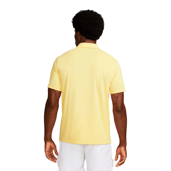 CAMISETA POLO DEPORTIVO MASCULINO NIKE NIKECOURT DRI-FIT SOLID LOGO MANGAS CORTAS