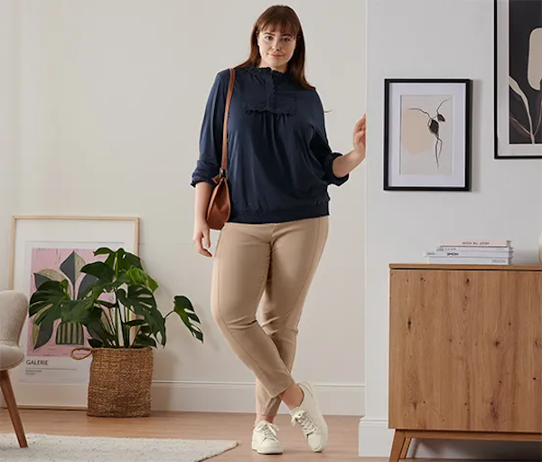 PANTALÓN FEMENINO TCHIBO ELÁSTICO