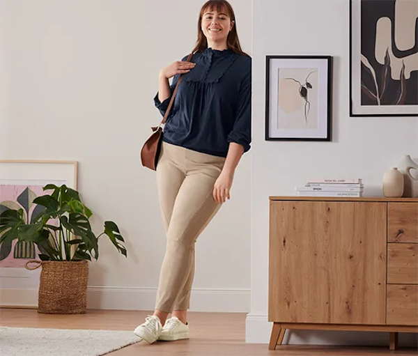 PANTALÓN FEMENINO TCHIBO ELÁSTICO