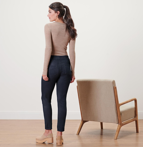 PANTALÓN FEMENINO TCHIBO LEGGINGS IN JEANS-OPTIK