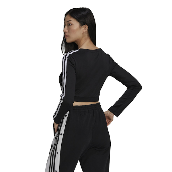 CAMISETA DEPORTIVO FEMENINO ADIDAS  ADICOLOR CLASSICS MANGAS LASRGAS CROPPED