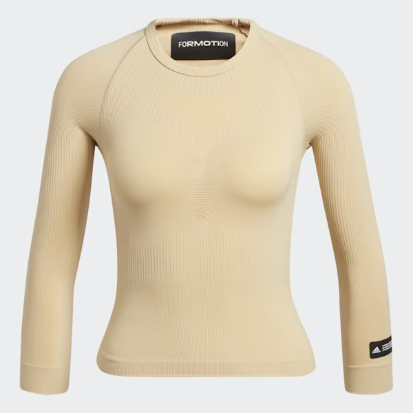 CAMISETA DEPORTIVO FEMENINO ADIDAS FORMOTION TRAINING CROPPED MANGAS LARGAS