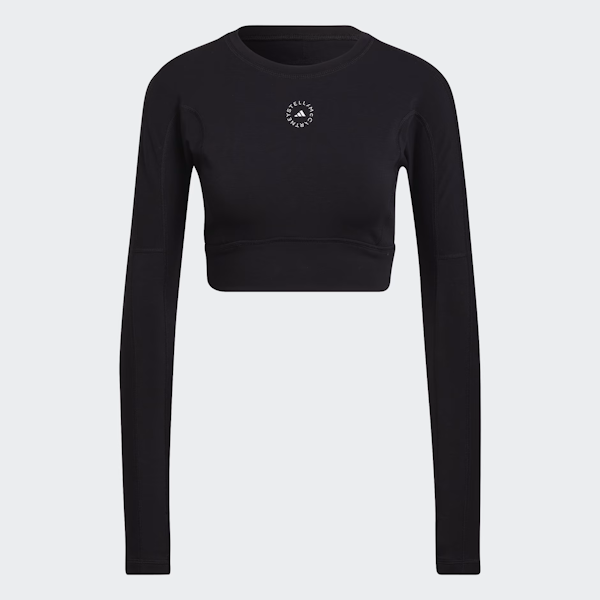 CAMISETA DEPORTIVO FEMENINO ADIDAS STELLA McCARNEY TRUESTRENGTH CROPPED MANGAS LARGAS