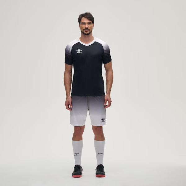 CAMISETA DEPORTIVO MASCULINO UMBRO BALLER DEGRADÉ MANGAS CORTAS