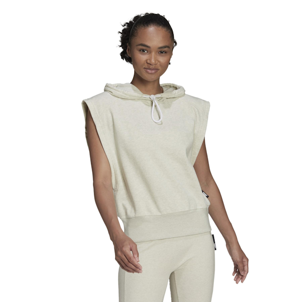 CAMISETA DEPORTIVO FEMENINO ADIDAS STUDIO LOUNGE CON CAPUCHA SIN MANGAS
