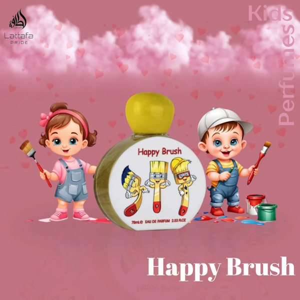 PERFUME INFANTIL LATTAFA HAPPY BRUSH EDP 75ML