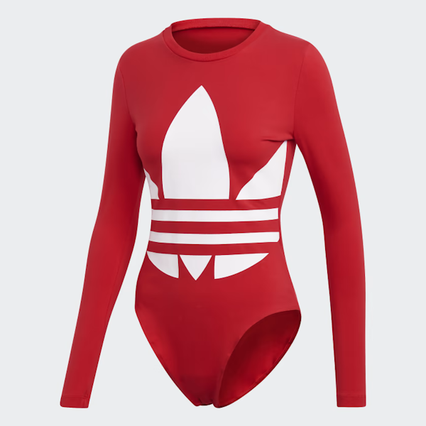 BODY FEMENINO ADIDAS LARGE LOGO MANGAS LARGAS