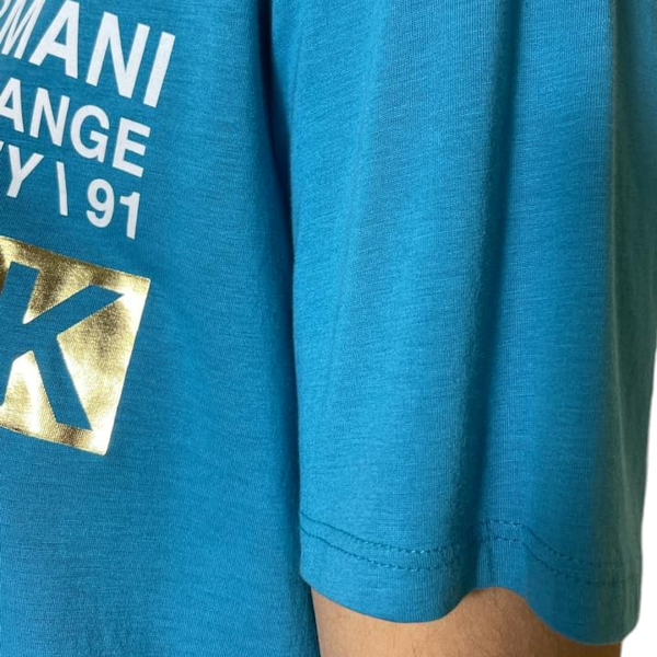 CAMISETA MASCULINO ARMANI EXCHANGE SLIM FIT MANGAS CORTAS