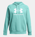HOODIE DEPORTIVO FEMENINO UNDER ARMOUR UA RIVAL FLEECE BIG LOGO CON CAPUCHA