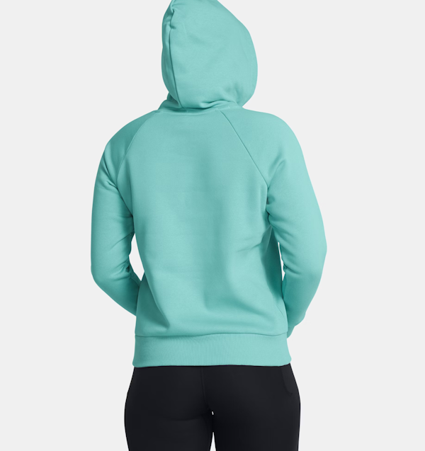 HOODIE DEPORTIVO FEMENINO UNDER ARMOUR UA RIVAL FLEECE BIG LOGO CON CAPUCHA